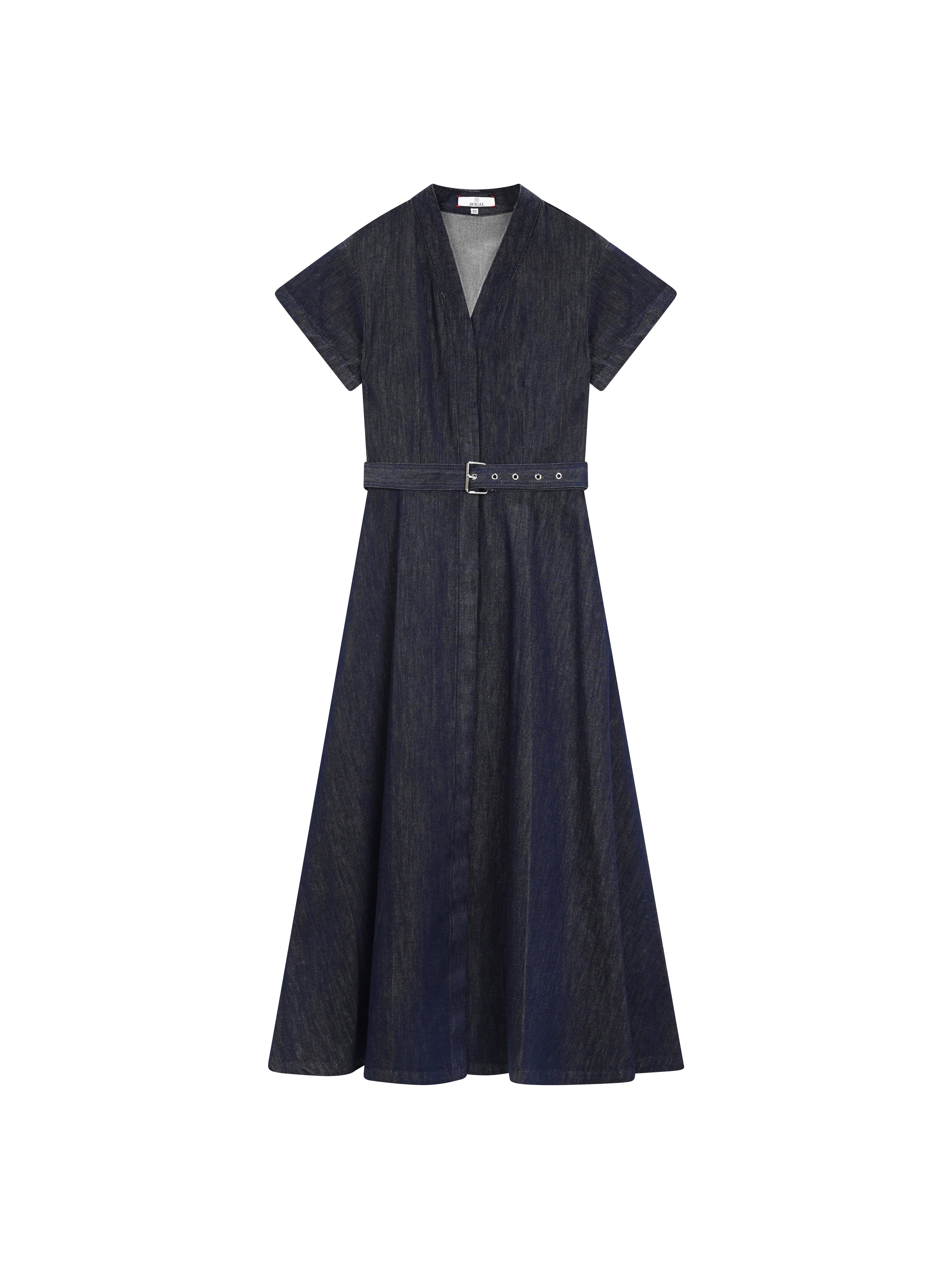 Button Down Denim Dress