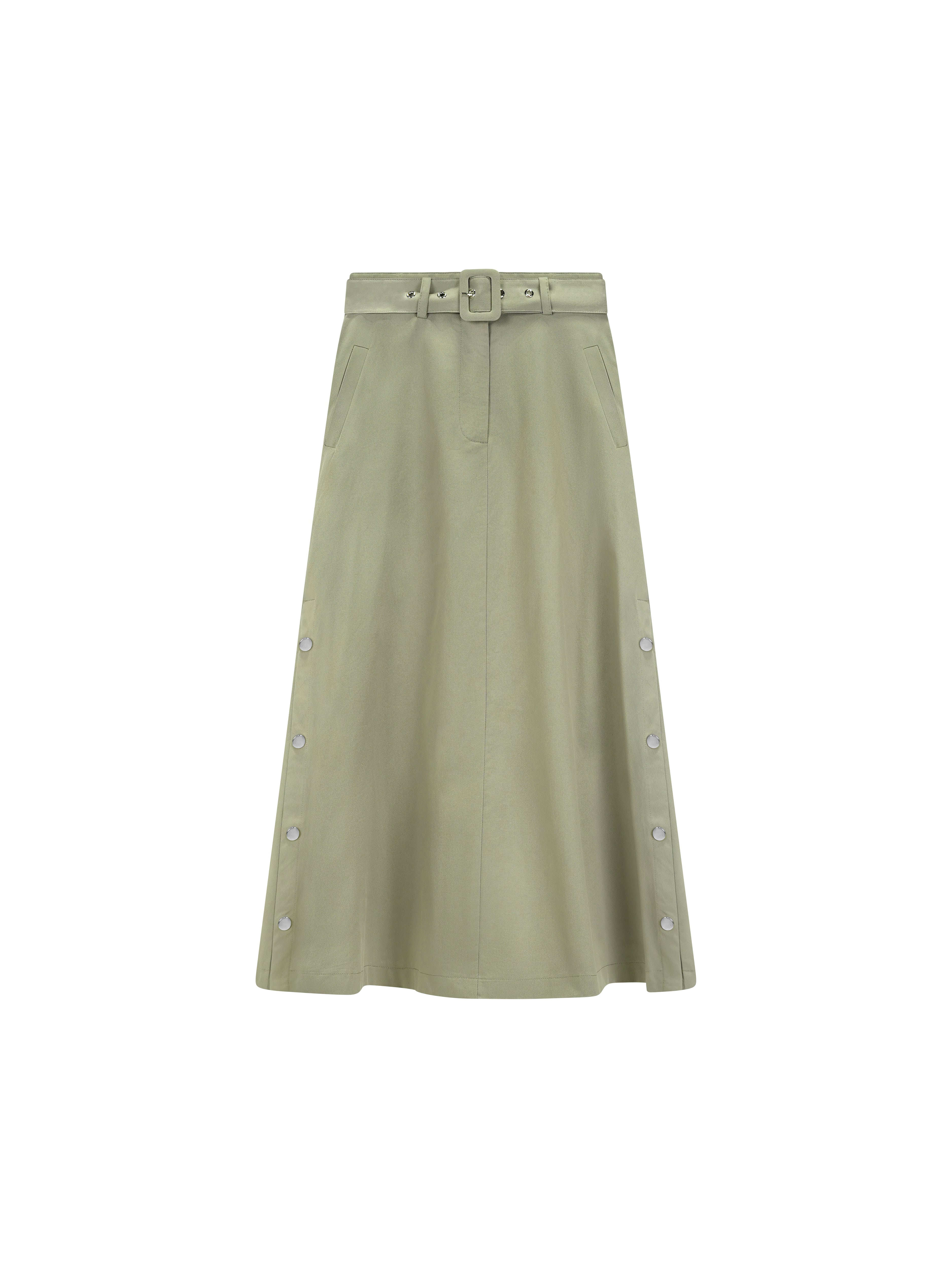 A-line with Side Snaps Skirt