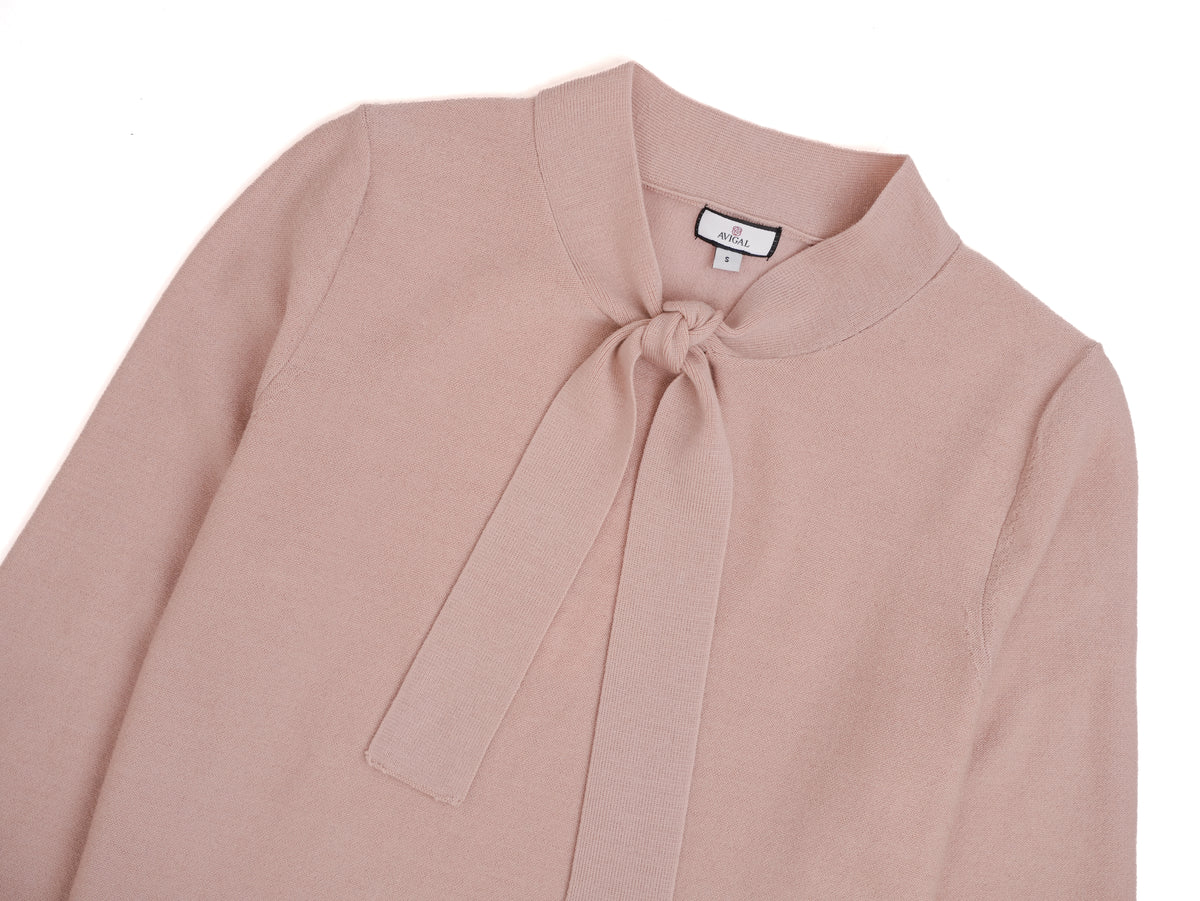 Tie Neck Sweater