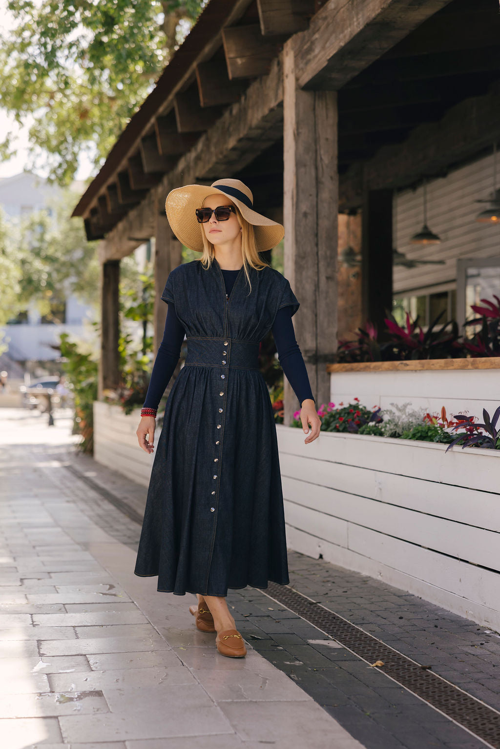 Wide Waistband Dress
