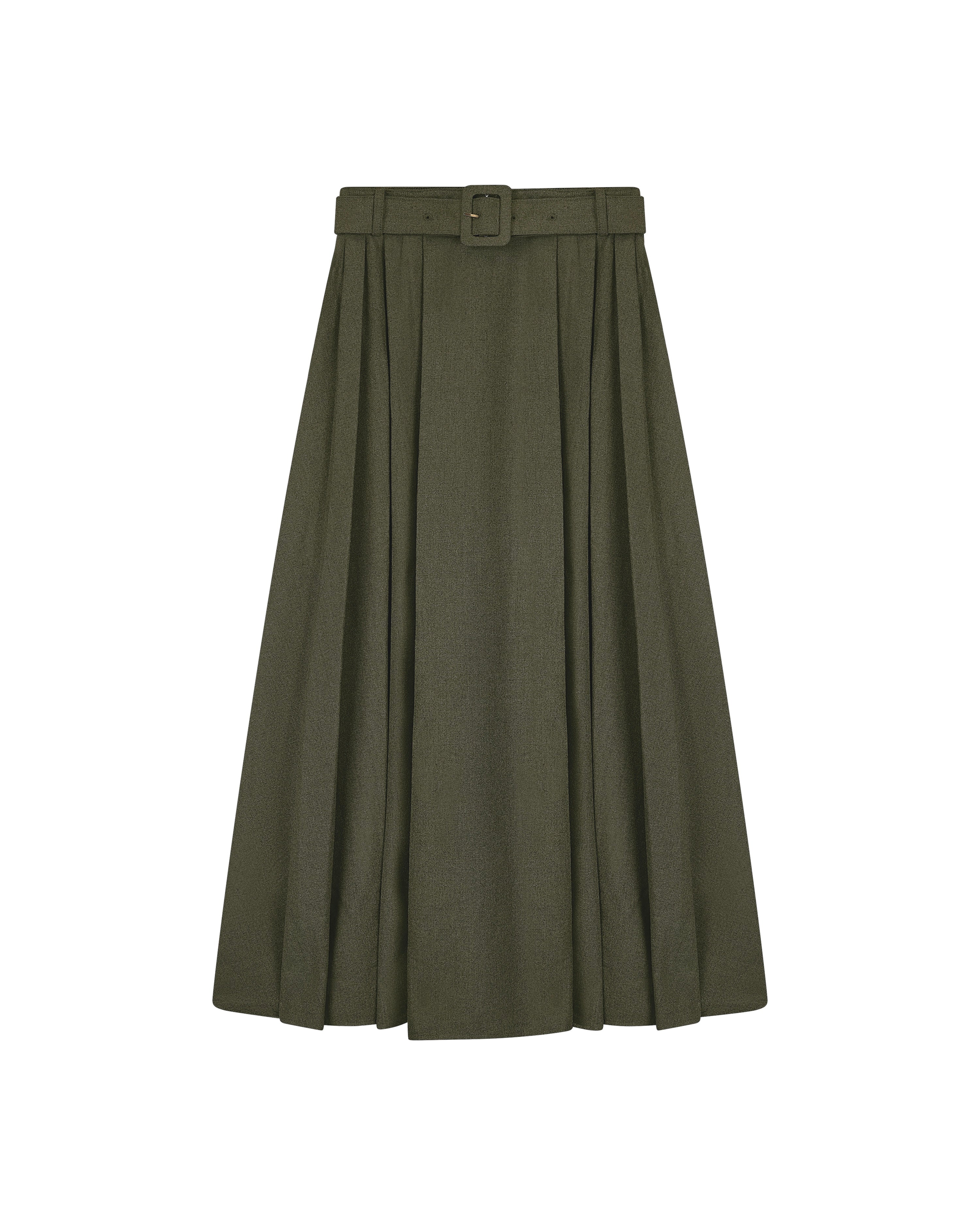 Lightweight Buckle Belt Skirt