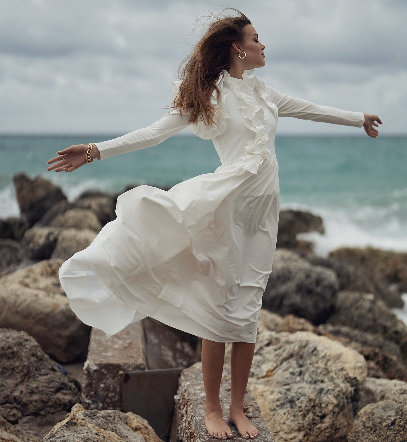 Ruffled Dress