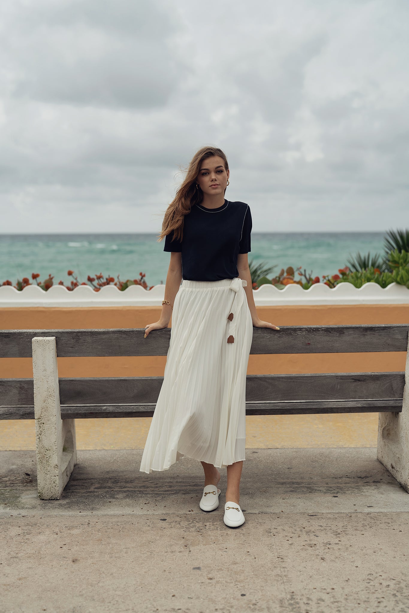 Soft Pleated Skirt