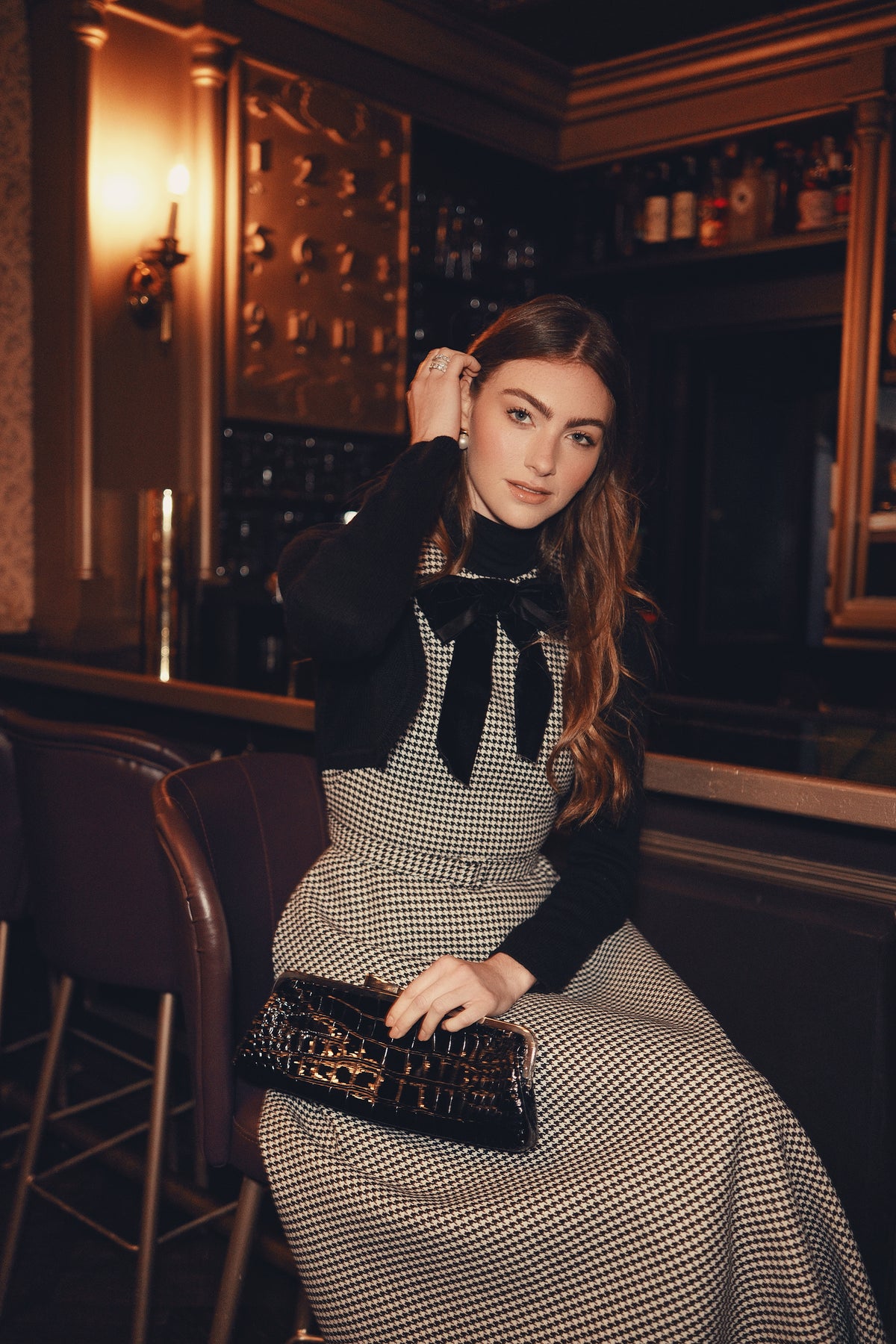 Houndstooth Jumper