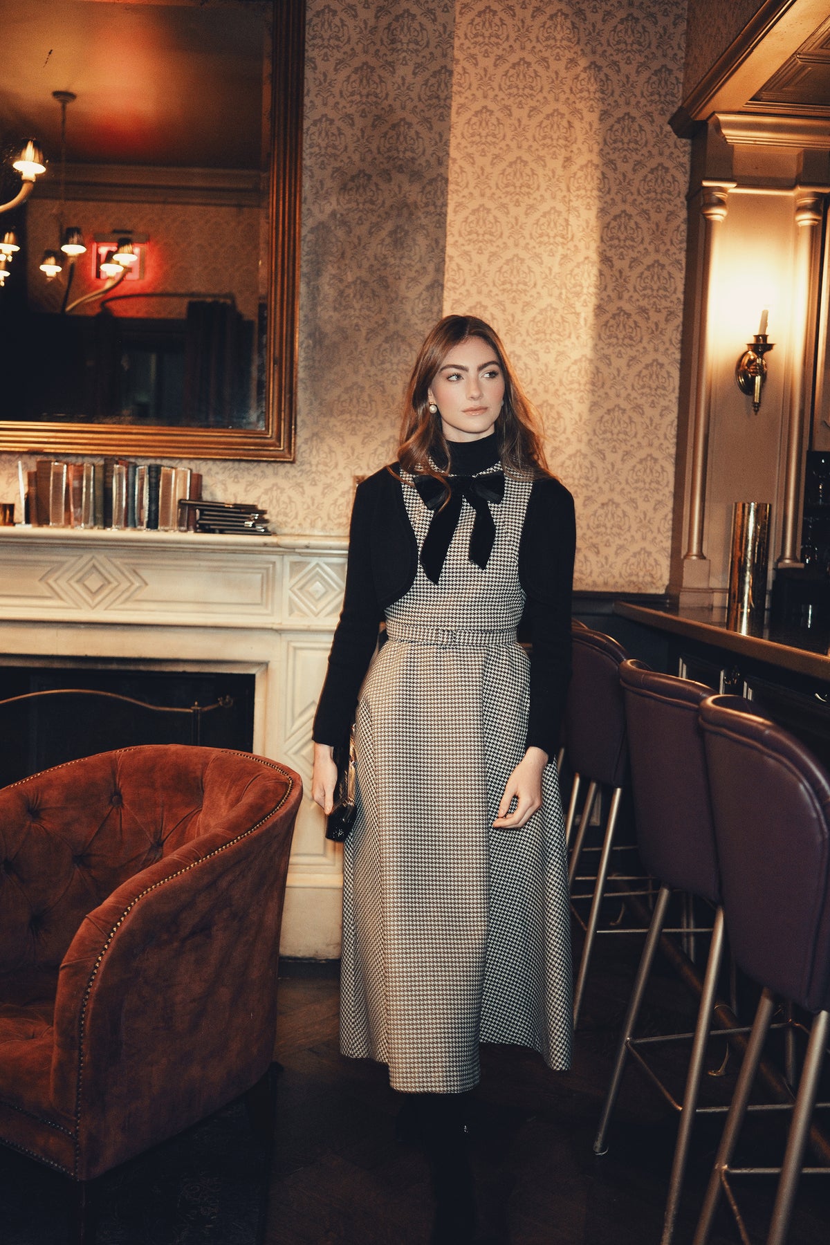 Houndstooth Jumper