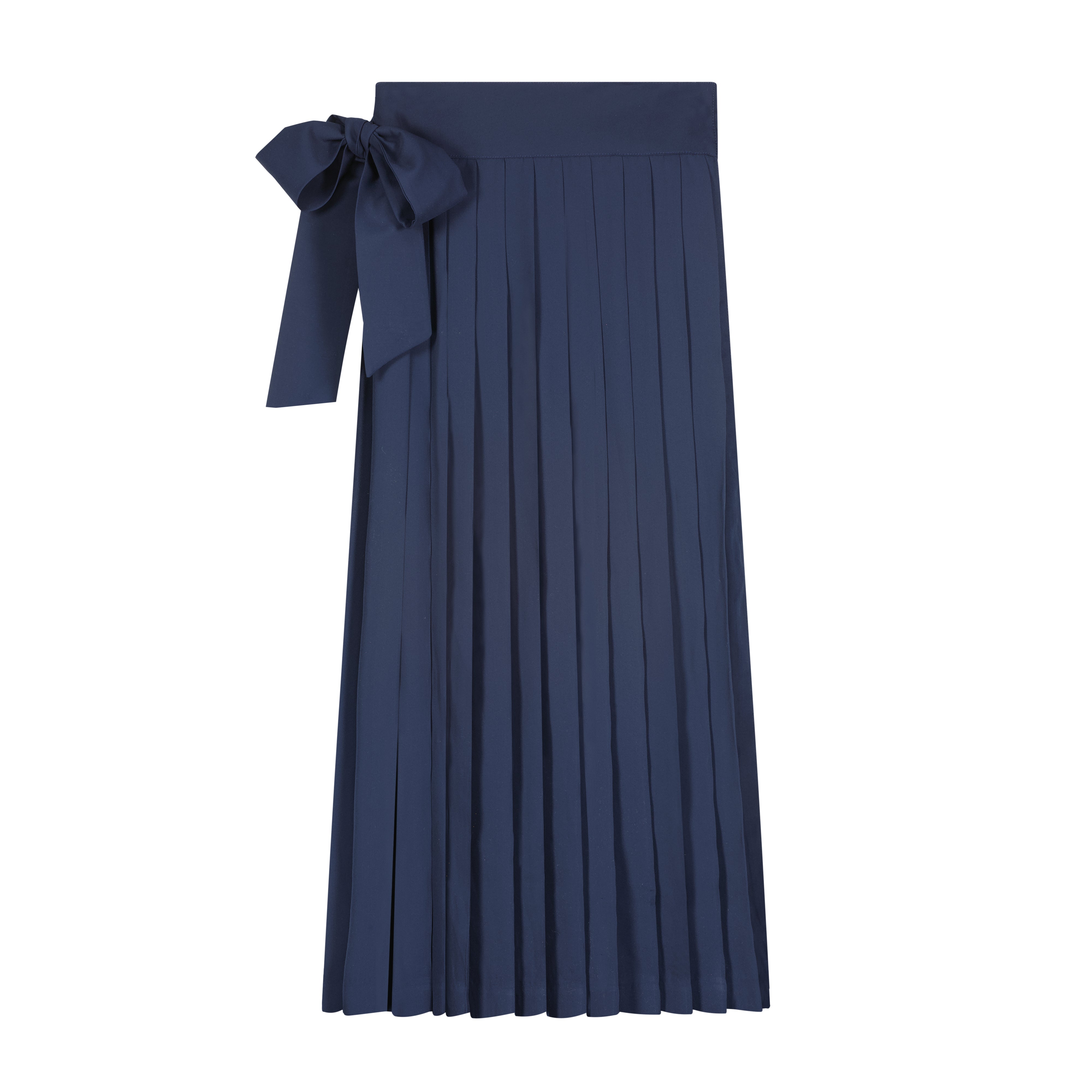 Pleated Chiffon Wrap Skirt