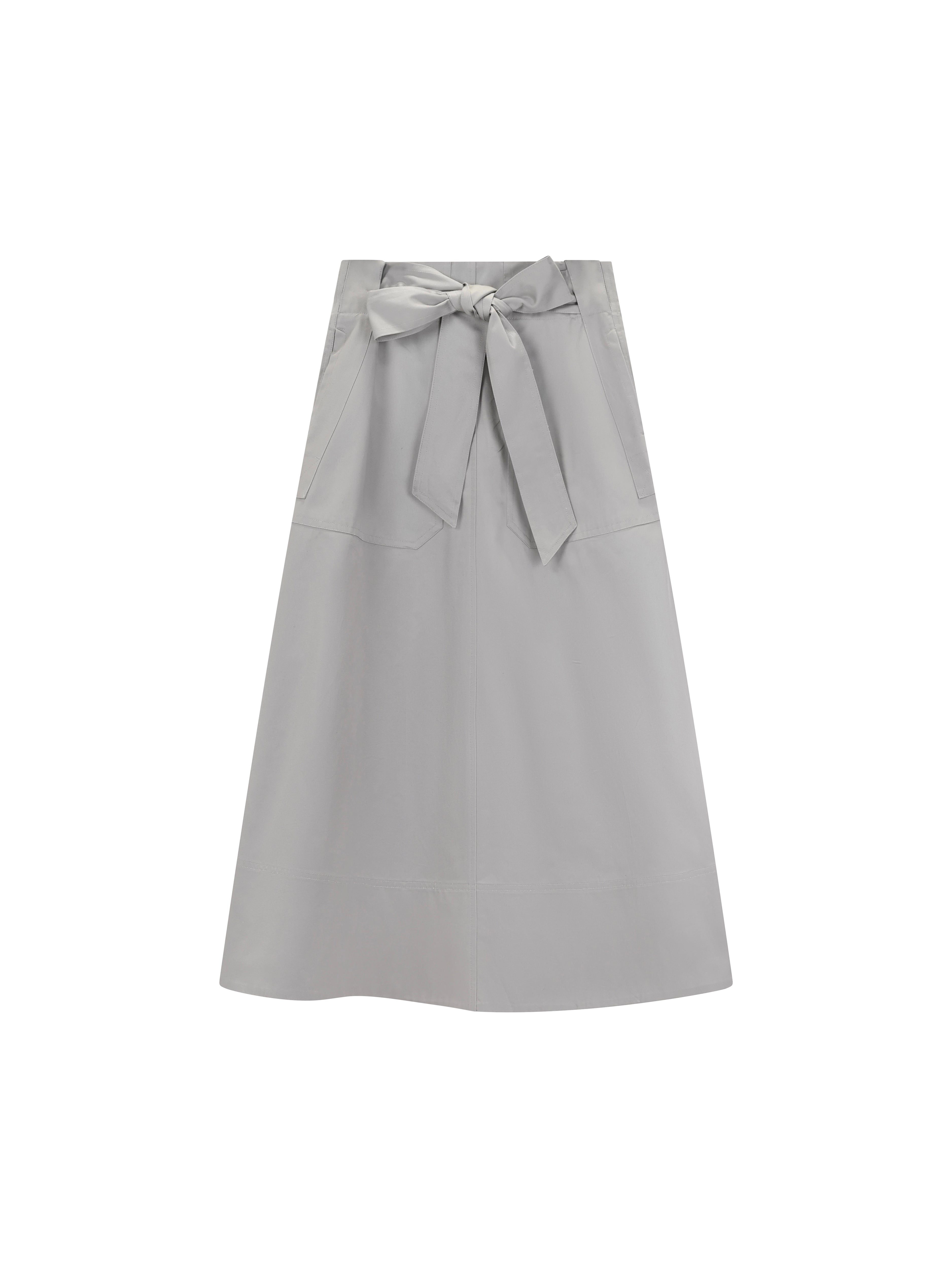 A-line Skirt with Soft Belt