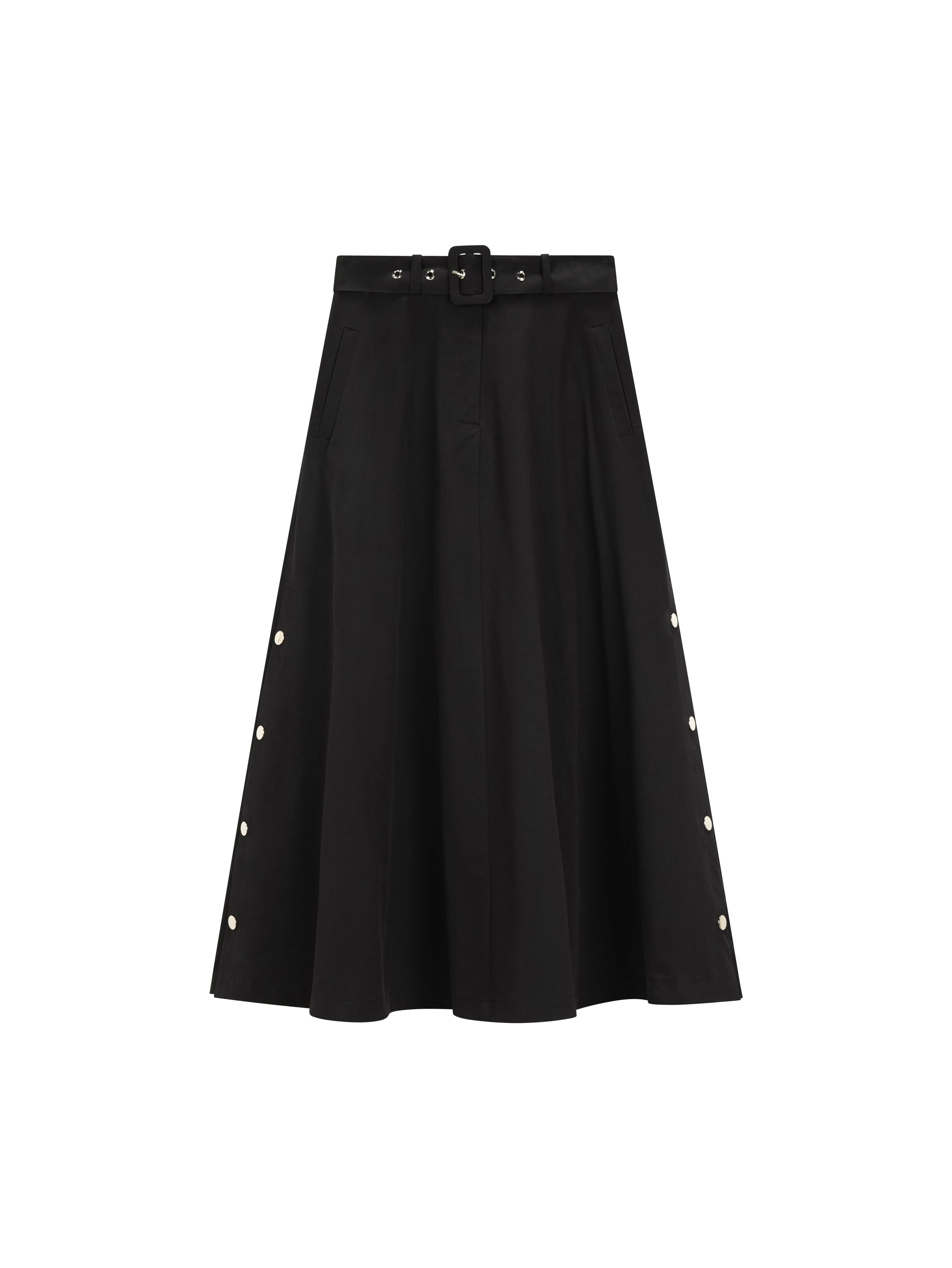 A-line with Side Snaps Skirt