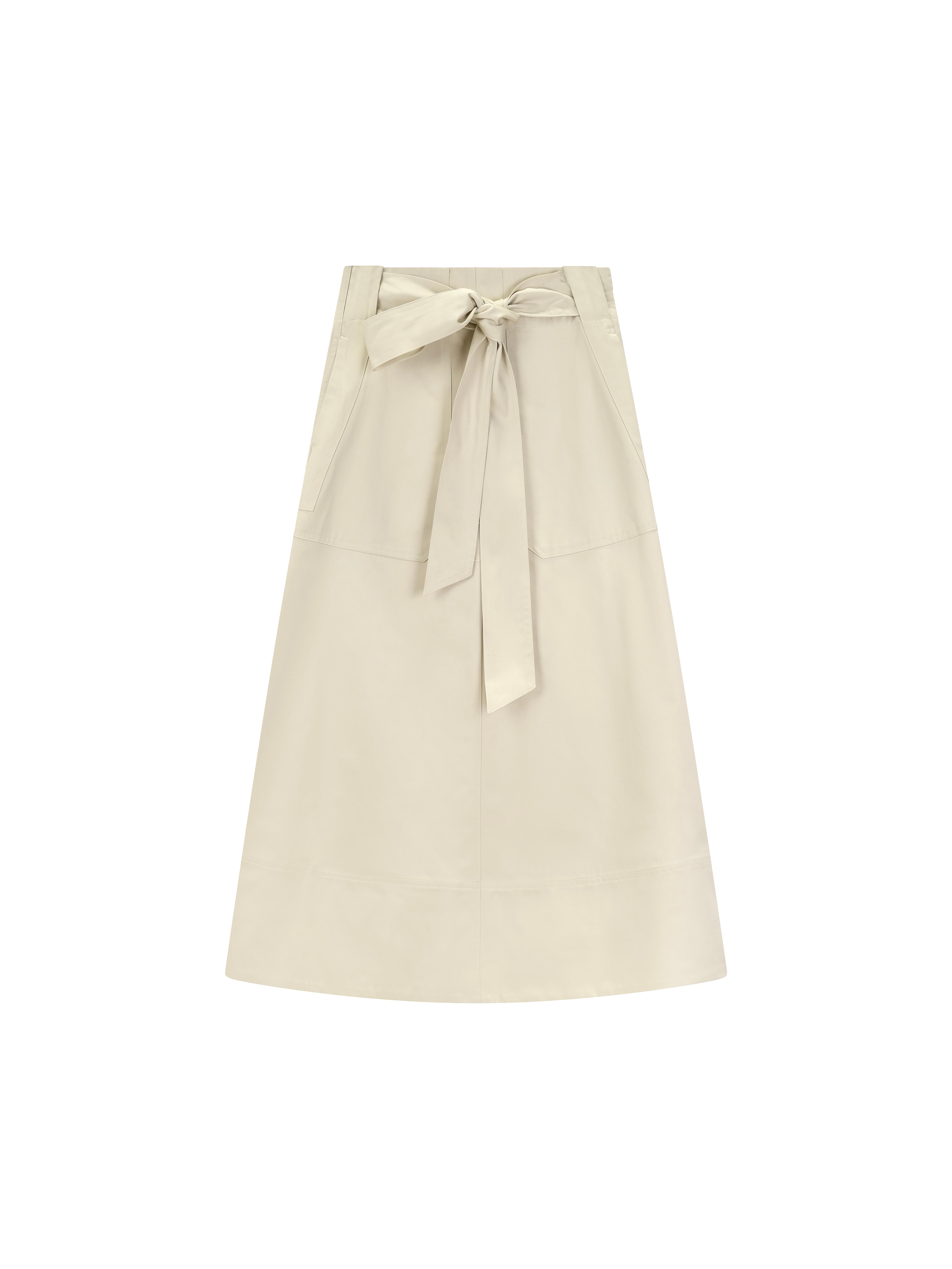 A-line Skirt with Soft Belt