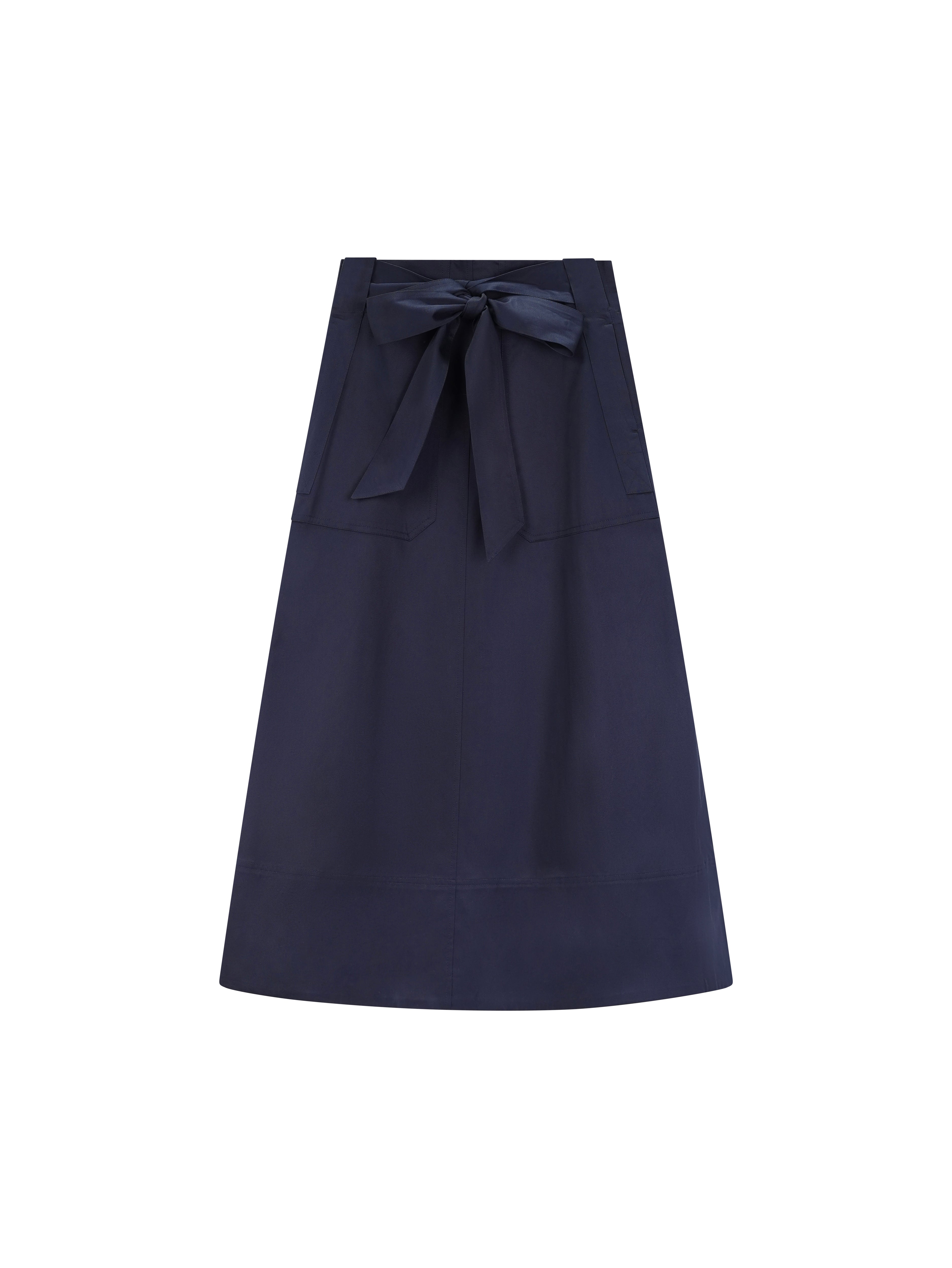 A-line Skirt with Soft Belt