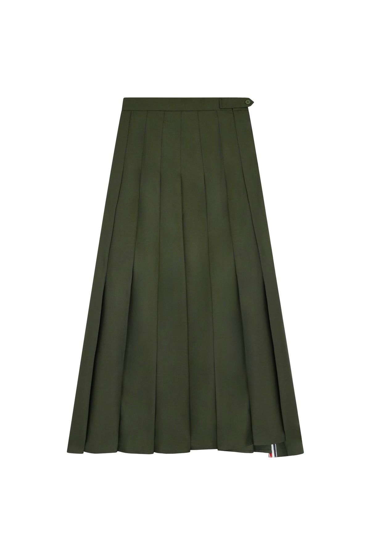 Pleated Skirt With Ribbon Detail