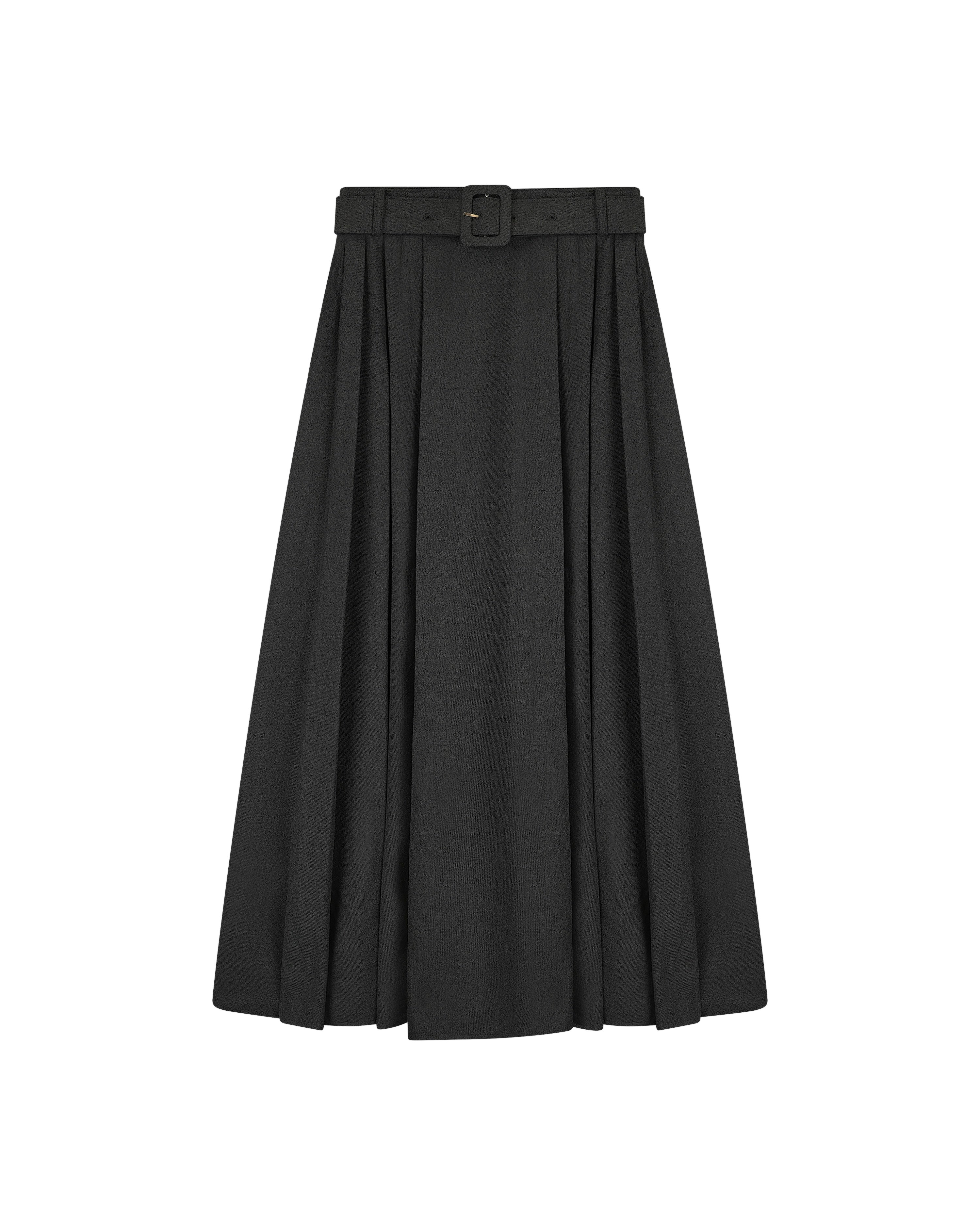Lightweight Buckle Belt Skirt