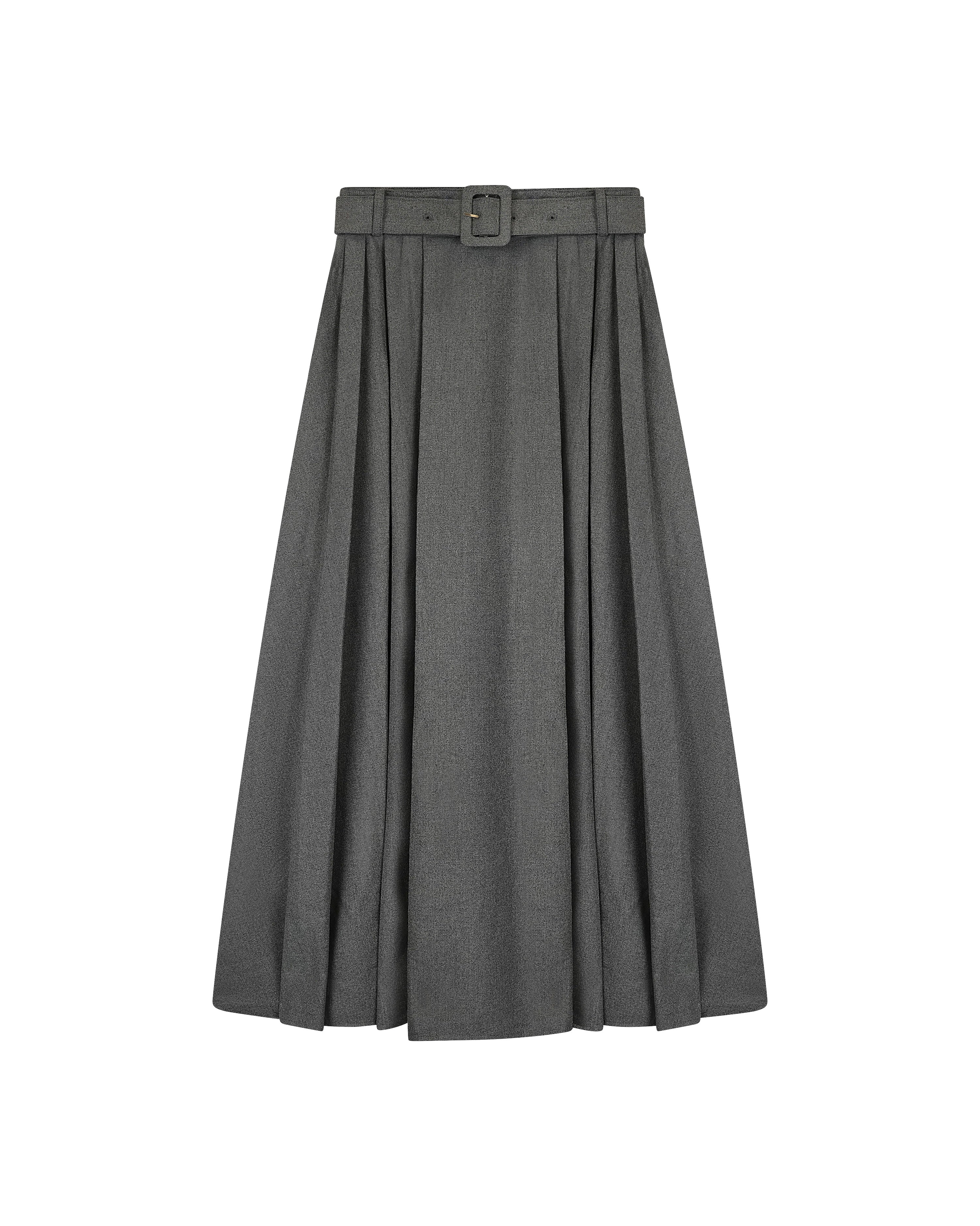Lightweight Buckle Belt Skirt