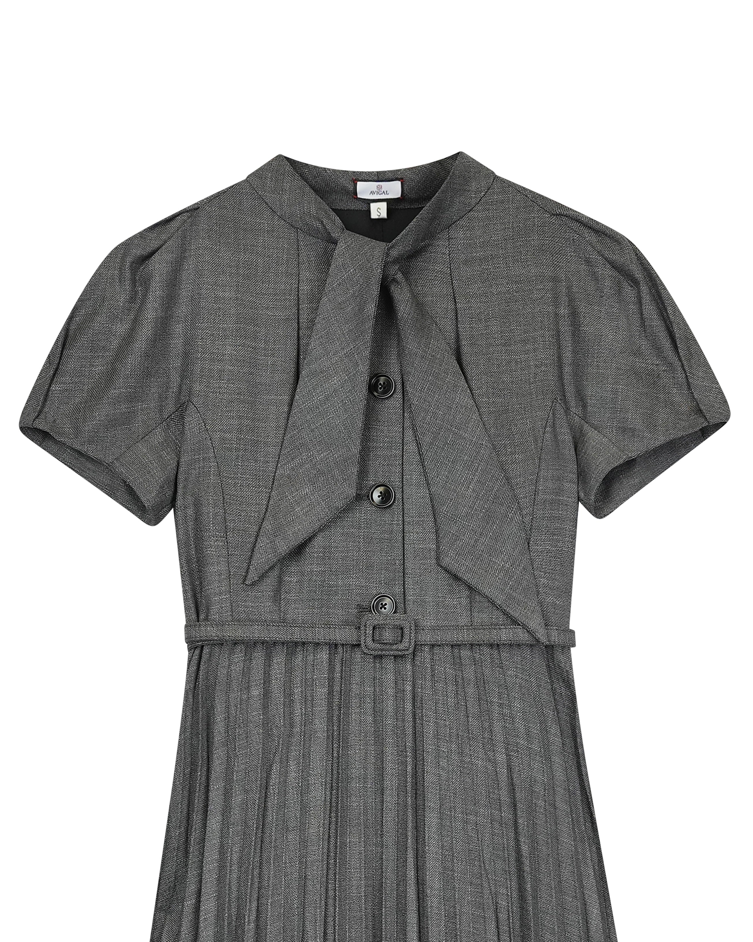 Cap Sleeve Pleated Bottom Dress