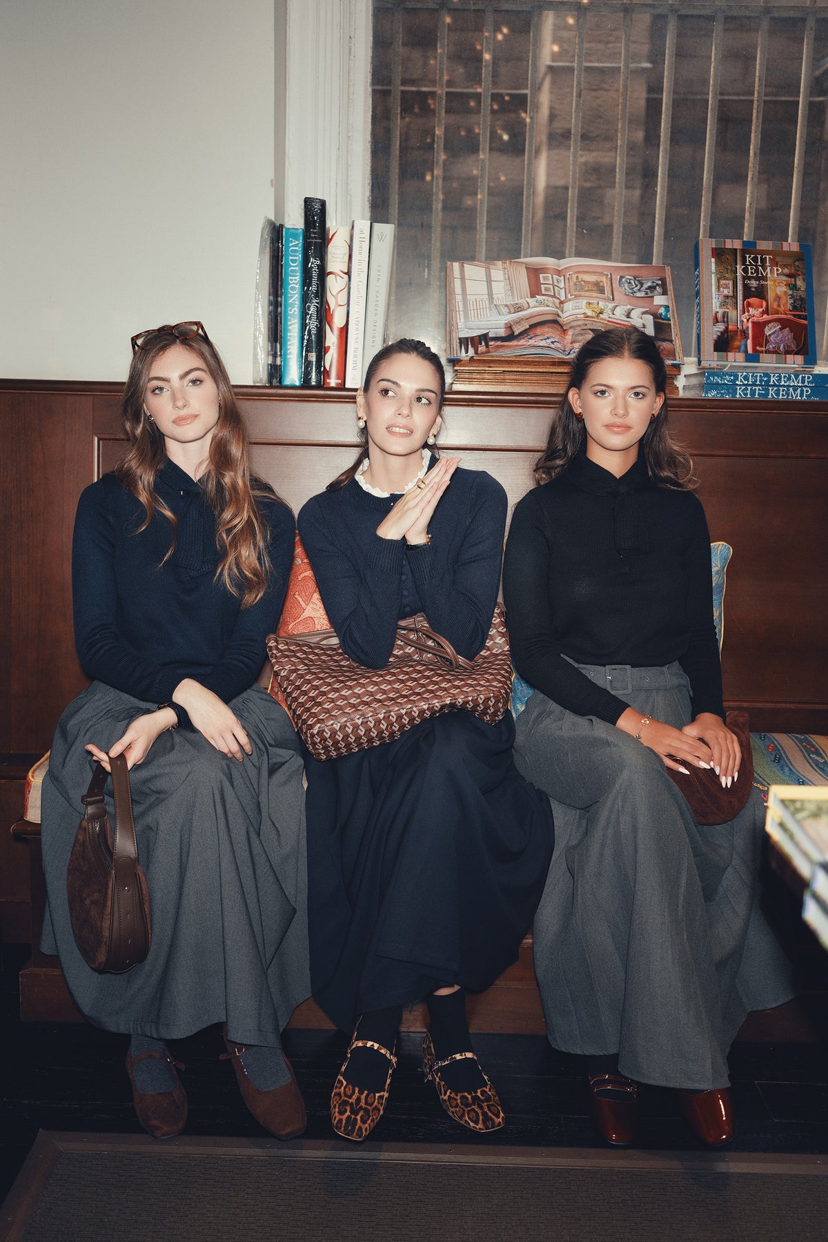 Soft Pleated Belted Skirt