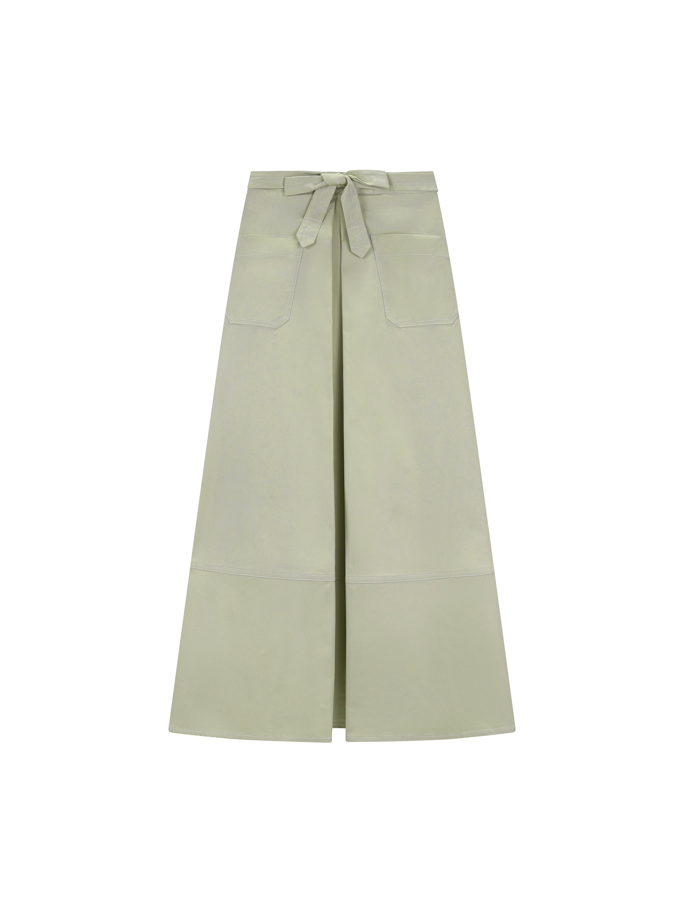 A-line Skirt with Top Stitching